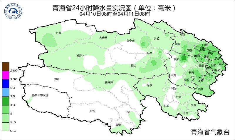 青海三地发布大风黄色预警