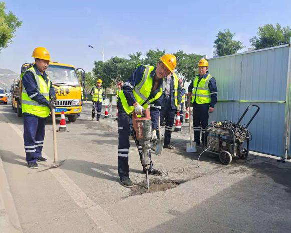 城中区市政中心开展市政设施突发事件应急演练