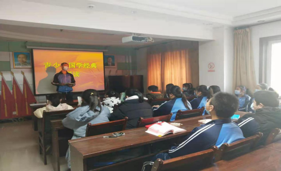 城中区南滩街道办事处：诵读国学经典 弘扬传统文化